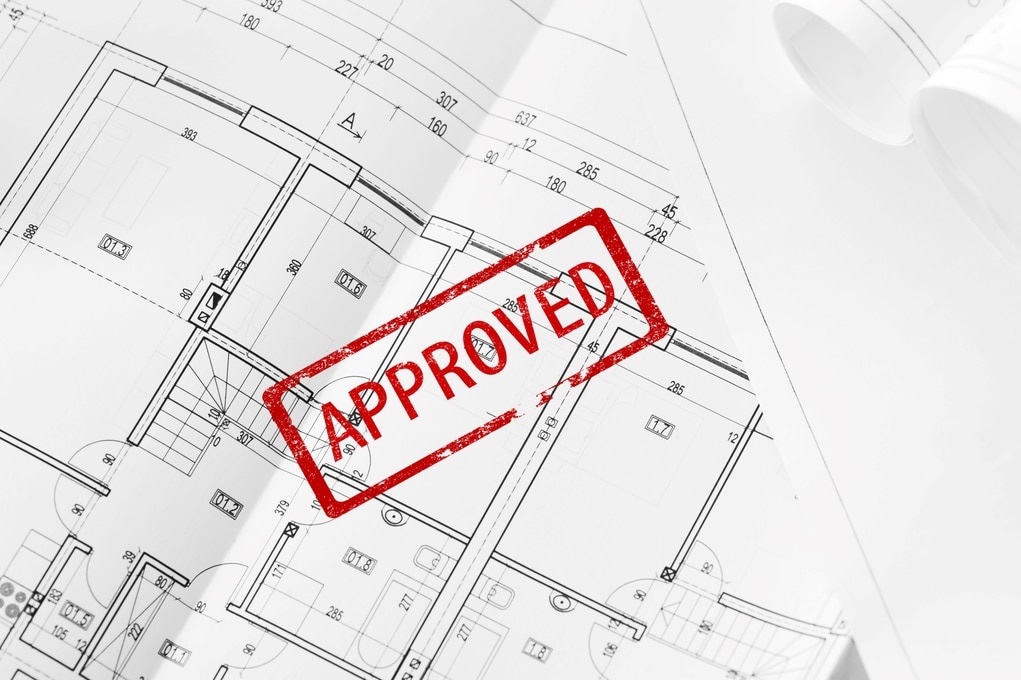 Planning permission approved plans